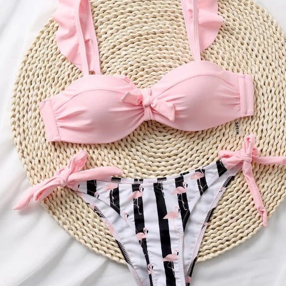 CoastChic Split Bikini pink