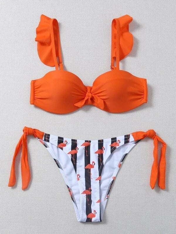 CoastChic Split Bikini orange