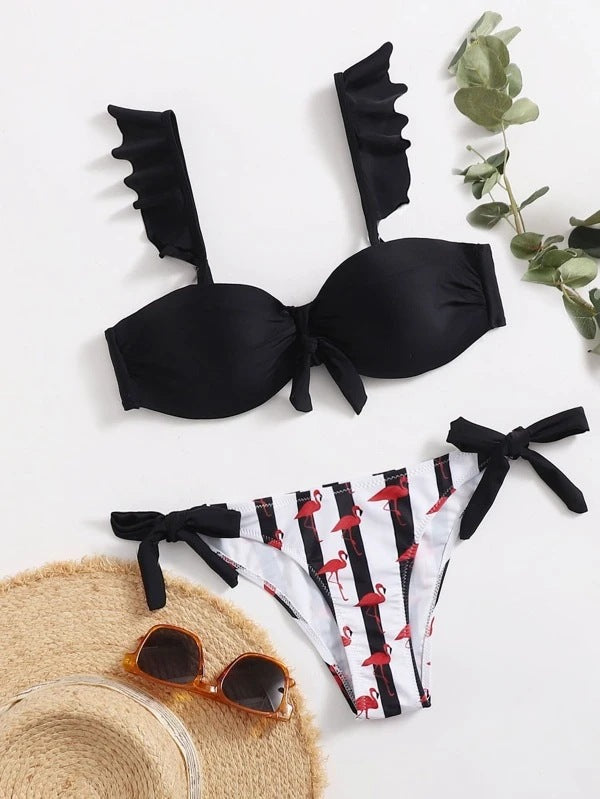 CoastChic Split Bikini black