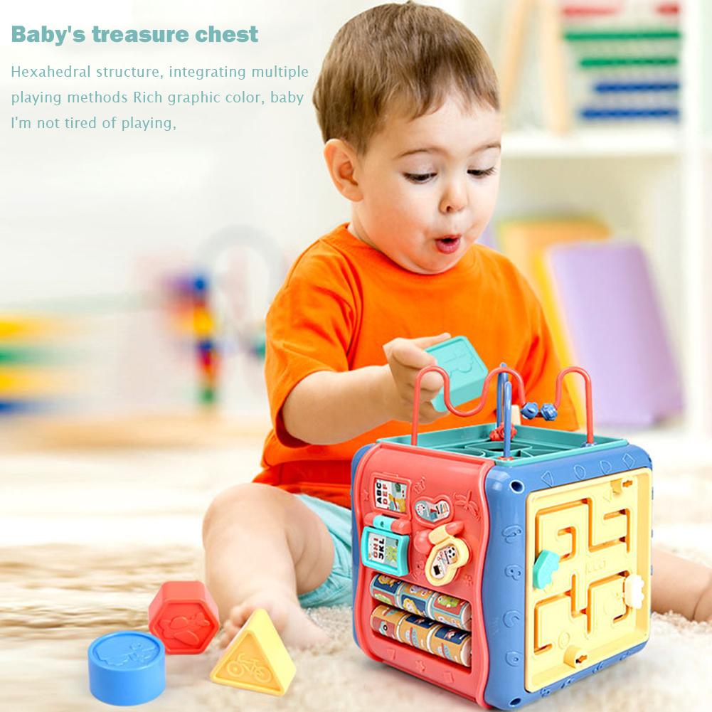 EduHexa Baby Learning Blocks - Baby Hexahedron Educational Toys