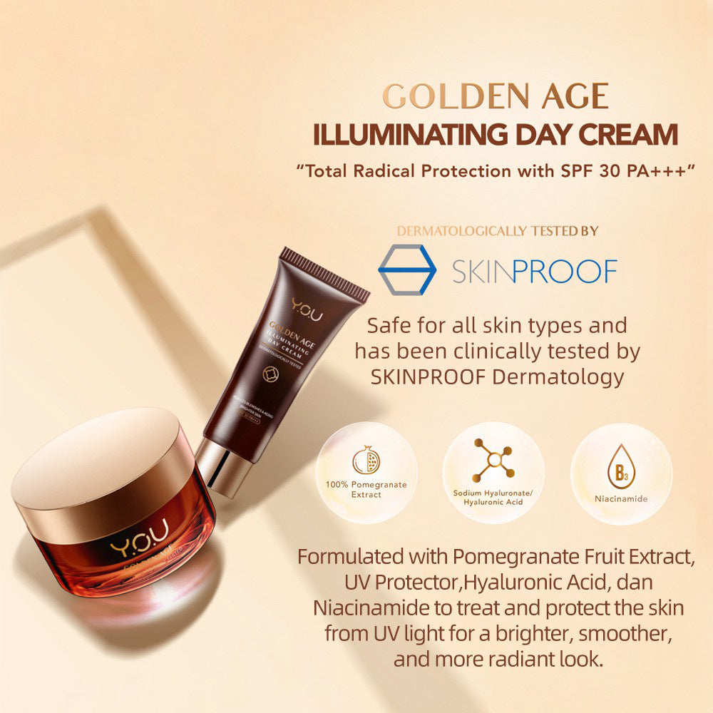 Golden Age Illuminating Day Cream Skin Care Whitening Moisturizing