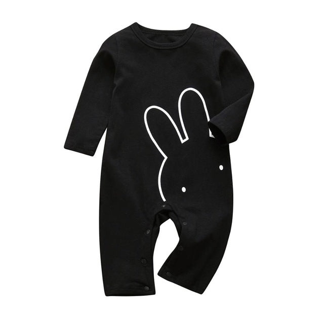 NYXIE CuddleCuties Romper Set - Newborn and Kids Jumpsuit black rabbit