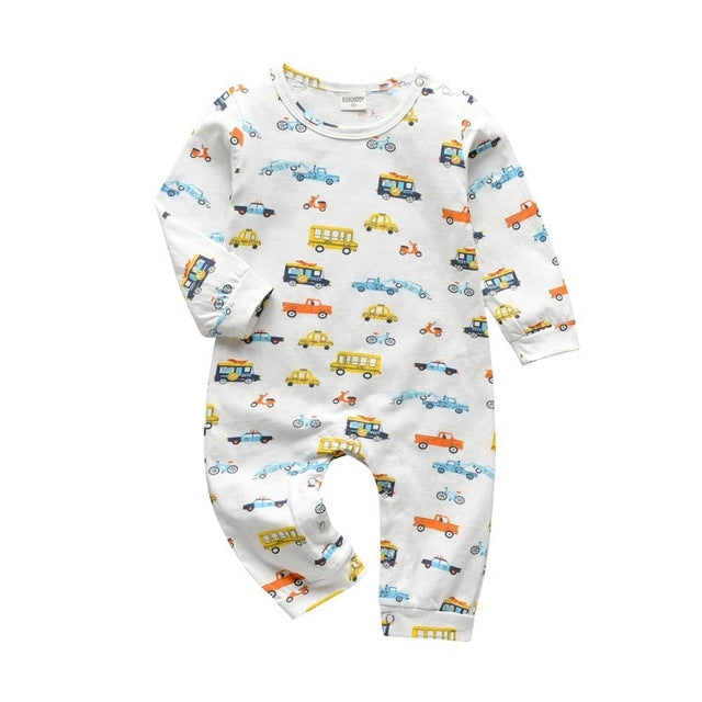 NYXIE CuddleCuties Romper Set - Newborn and Kids Jumpsuit cars