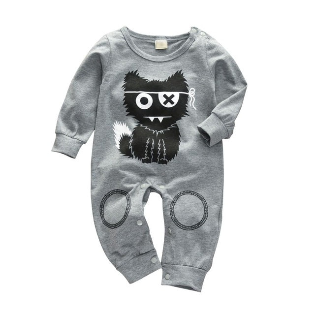 NYXIE CuddleCuties Romper Set - Newborn and Kids Jumpsuit cat