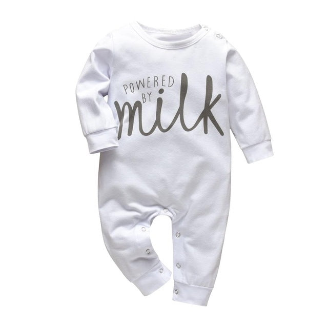 NYXIE CuddleCuties Romper Set - Newborn and Kids Jumpsuit milk