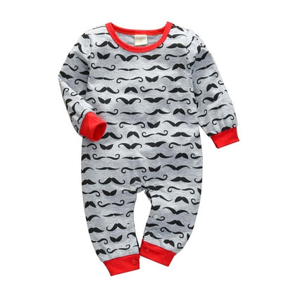 NYXIE CuddleCuties Romper Set - Newborn and Kids Jumpsuit mustache