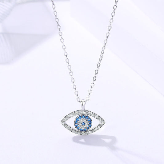 NYXIE EnigmaGaze Eye Pendant - s925 Sterling Silver Eye Necklace