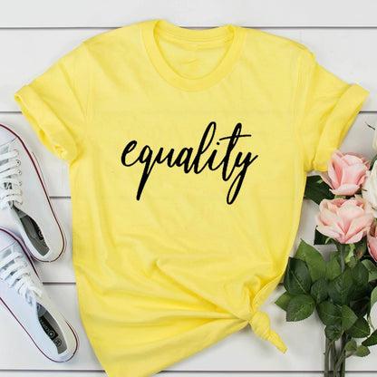 NYXIE EqualEmpower Tee - Equality Women Tshirt yellow