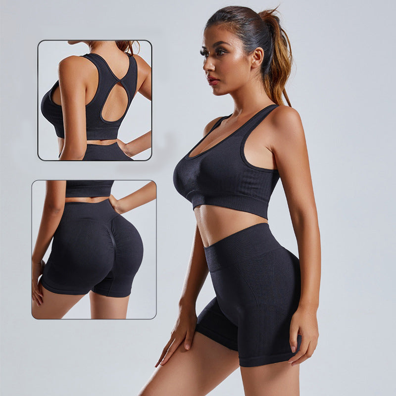 Bnoli Seamless Sculpt Vest and Shorts - Yoga Set LeggingsNYXIE Seamless Sculpt Vest and Shorts - Yoga Set Leggings